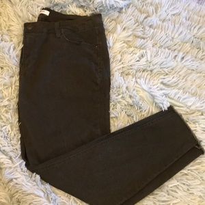 Dark green skinny pants